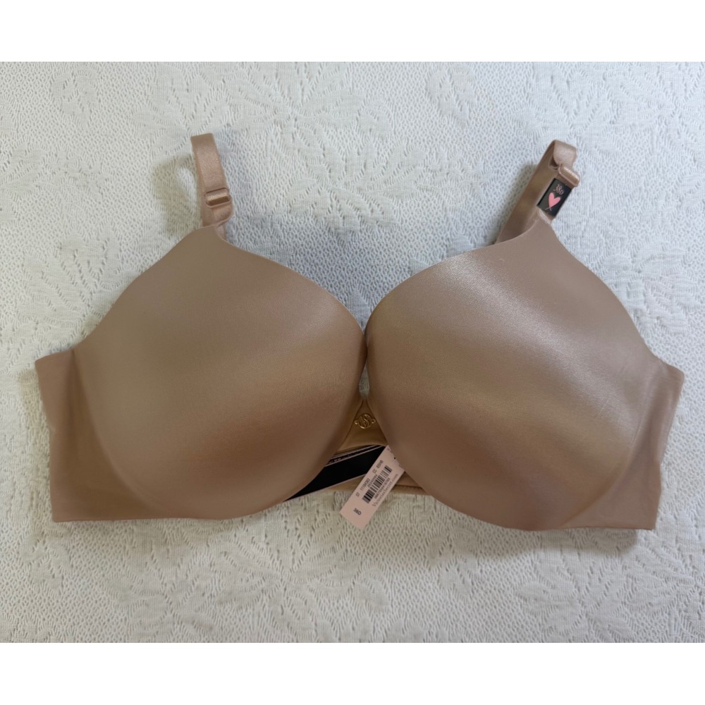 Victoria's Secret So Obsessed Smooth Push Up Bra Nude Underwired 38D